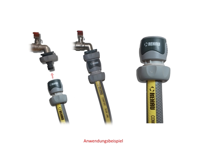 Comfort Schnellschlauchstück 1//2/" Soft Grip von REHAU